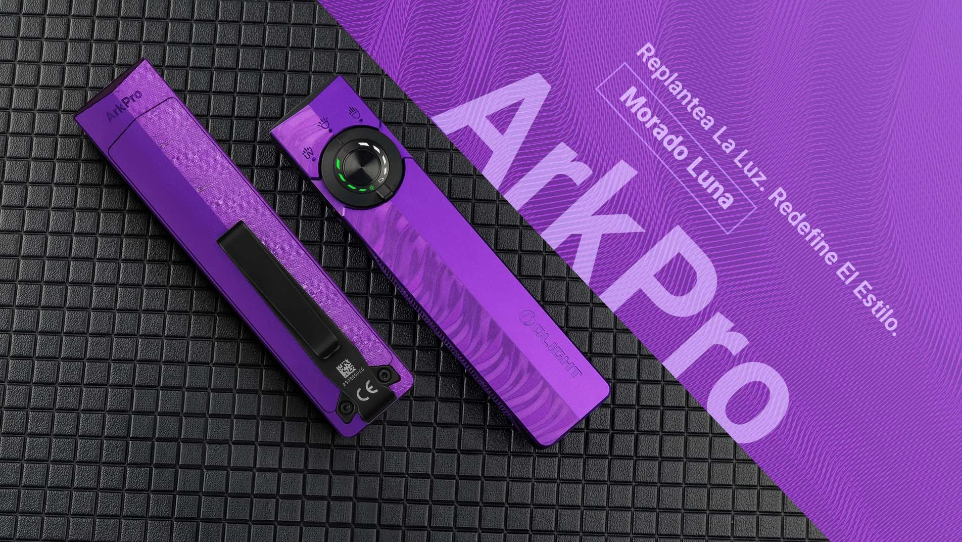 El cosmos en tu bolsillo: Descubre la Olight ArkPro en Nebula Violet