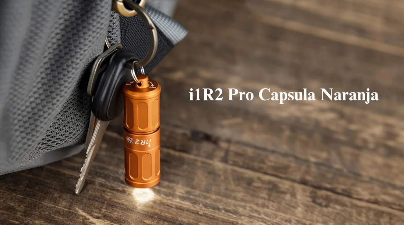 Reseña Olight i1R 2 Pro: Mini Linterna de Llavero Recargable por USB-C con 180 lm