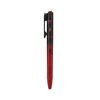 Bolígrafo Olight Open 3 negro y rojo con linterna LED y clip de bolsillo, ideal para escritura y transporte diario EDC