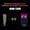 Conexión inalámbrica a la aplicación TopInfrared en tu teléfono para imágenes térmicas.