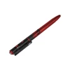 Bolígrafo Olight Open 3 rojo y negro con linterna LED y puntero láser para escritura y defensa personal en EDC