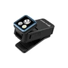 Linterna de clip Olight Oclip 2 Pro negra con cabezal ajustable de tres luces y puerto USB para camping y emergencias