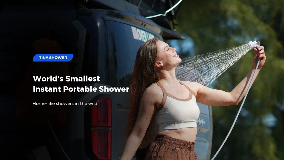 Guía de la mejor ducha portátil para camping camper y casa con batería recargable USB ligera de exterior