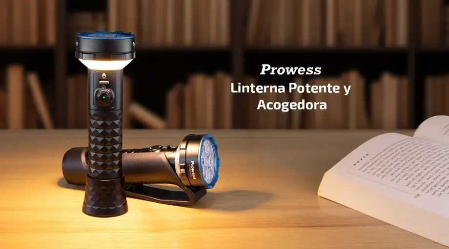 Reseña Olight Prowess: Linterna Bidireccional de 5000 Lúmenes y Luz de Ambiente 360°