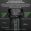 Linterna Olight Marauder 3 con dial giratorio e indicadores táctiles de nivel de brillo y batería