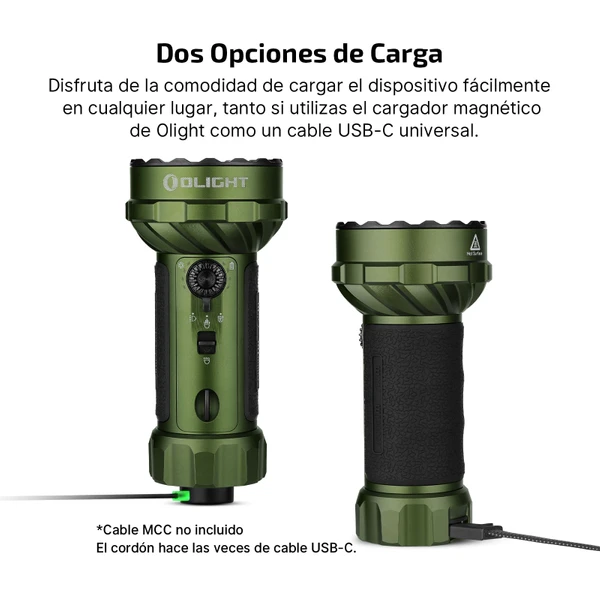 Marauder Mini 2 Linterna LED Potente 10000 lm Foco Luz Roja USB C