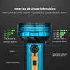 Olight Marauder Mini 2 azul con interfaz de usuario intuitiva, perilla giratoria ergonómica y grande para un fácil manejo.