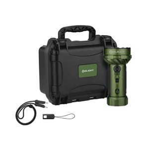 Olight Marauder Mini 2 linterna táctica verde frontal, potente e impermeable para camping.