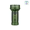 Linterna recargable Olight verde militar potente para camping y supervivencia con indicador de batería y luz de regalo