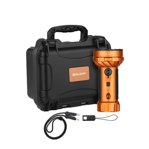Olight linterna Marauder Mini 2 naranja con haz de luz brillante para iluminación exterior o de emergencia