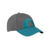 Gorra de béisbol gris y verde azulado con logotipo bordado, accesorios de moda informal para el sol.