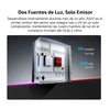Emisor R/UV de linterna Olight Oclip 2 Ultra con luz roja de 40 lúmenes y luz UV de 800 mW para iluminación compacta