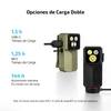 Linterna Olight Oclip 2 Ultra verde y negra con doble opción de carga USB-C y magnética MCC para uso diario y outdoor