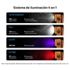 Linterna Olight Oclip 2 Ultra naranja con sistema de iluminación 4 en 1 que incluye luz de inundación, foco, UV y roja