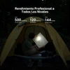 Olight OCLIP PRO ilumina un mapa dentro de una tienda de campaña, ideal para camping y exploración.