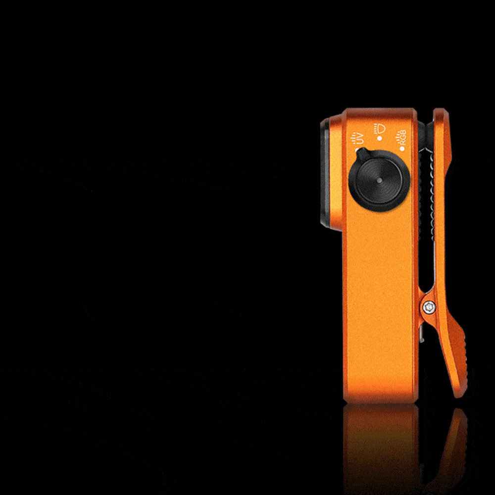 Oclip Pro S Linterna Clip 5 en 1 Luz UV, RGB y Magnética