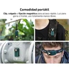 Linterna Olight Oclip verde con banda frontal y clip magnético multiusos manos libres para camping y senderismo