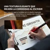 Bolígrafo Olight Open 3 rojo con textura de lluvia de meteoritos para un agarre cómodo y escritura ergonómica en la oficina
