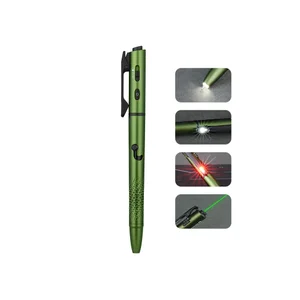 Olight Open 3 verde multiherramienta con bolígrafo, linterna y láser para uso diario
