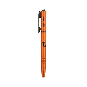 Olight Open 3, bolígrafo multiherramienta naranja con luz LED para escritura y lectura