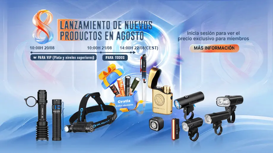 Novedades y Venta Flash de Agosto de Olight