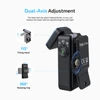 Linterna de trabajo negra Olight Oclip 2 Pro con cabezal inclinable y clip giratorio de doble eje para manos libres