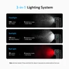 Linterna Olight Oclip 2 Pro con sistema de iluminación 3 en 1 de inundación enfoque y luz roja para camping y emergencias