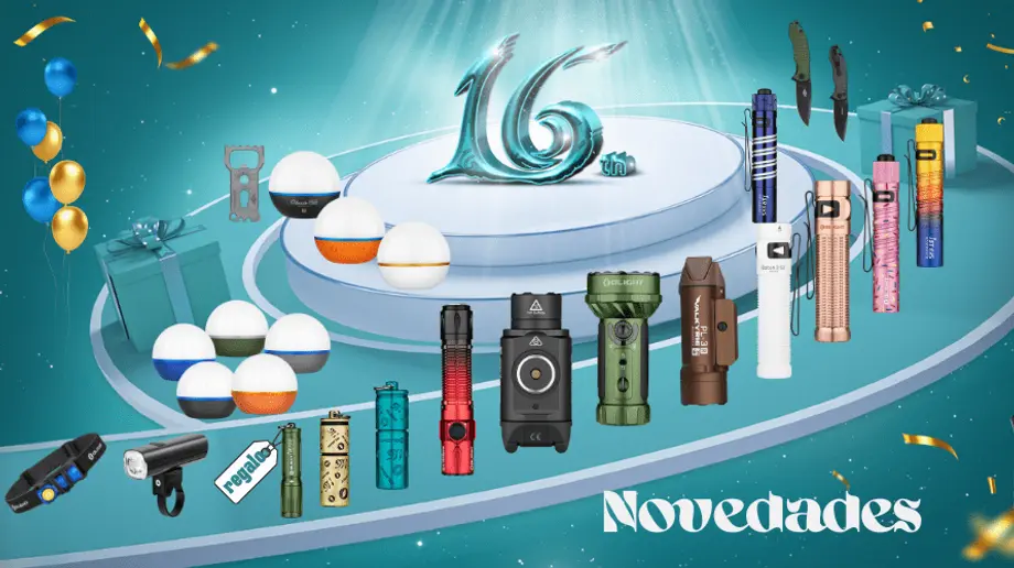 Las novedades del 16º aniversario de Olight