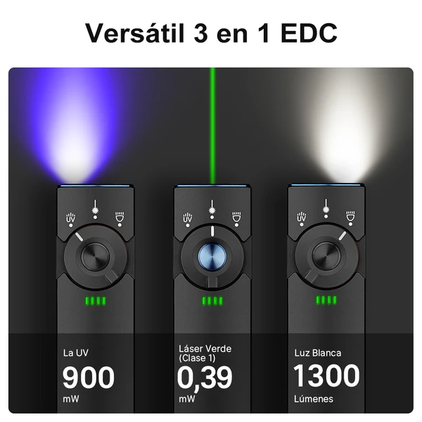 Linterna EDC plana con 3 fuentes de luz Olight Arkfeld Pro