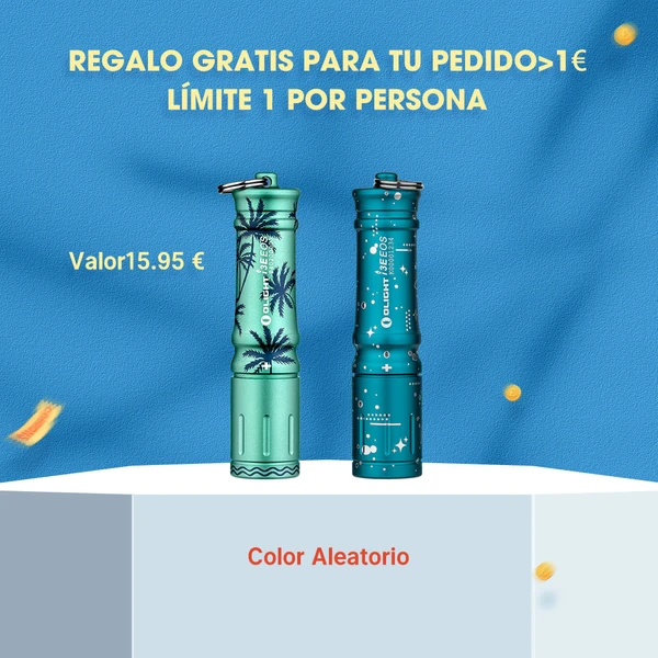 Linterna Olight 13E EOS de colores aleatorios, regalo gratis con compra, valorada en 15,95€